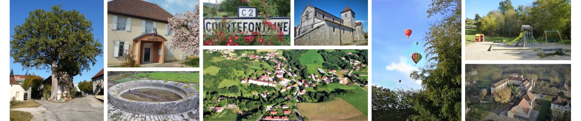 Banniere Mairie de Courtefontaine (Jura)