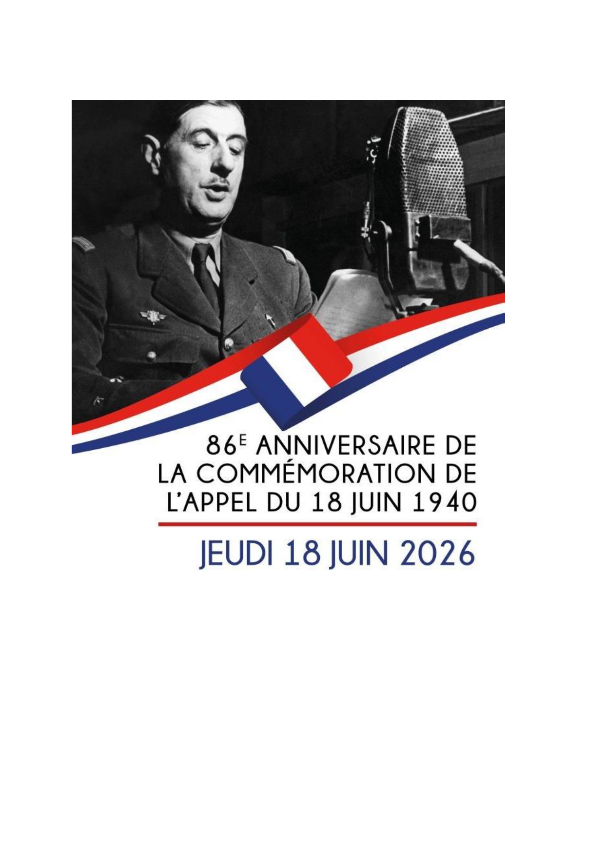 Image De Gaulle Appel 18 juin 1940